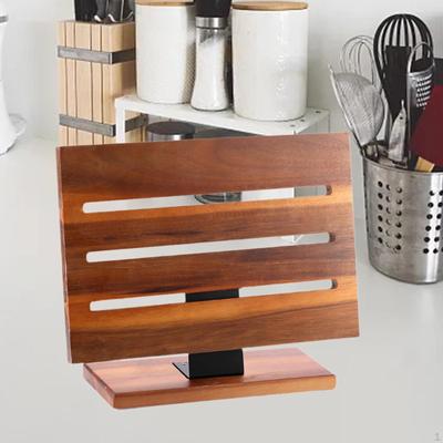 Knife Block Stand,Wood,Universal,Knives Storage Stand Display Large,Space Saver,Knife