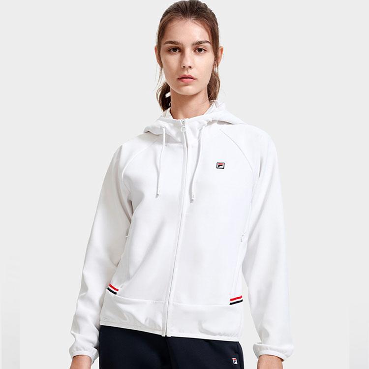 New FILA Jackets Women's White A11W313502F-WT