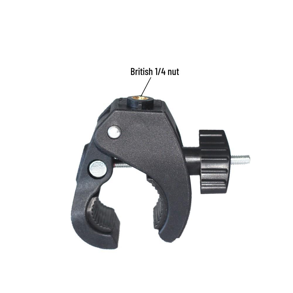 360-Degree Rotating Phone Holder with Strong Clamp for Motorcycles and Electric Vehicles