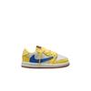 Travis Scott x Air 1 Retro Low OG SP TD Canary Zapatillas de Bebé Amarillo Racer-Azul Plata Claro DZ5908-700