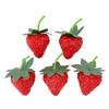 20Pcs Artificial Strawberry Simulation Plastic Fake Fruit for Home Kitchen Table Decoration Christmas Ornament DIY Wedding Party