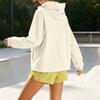 Women's Lightweight Breathable Long Sleeve Jacket Thin UV Protection Sunproof Coat for Commuting Outdoor Activities with Hood and Zipper