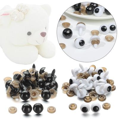 20pcs/10pairs High Quality DIY Accessories Doll Making Crafts Eyeball Plastic Eyes Safety Animal Toy