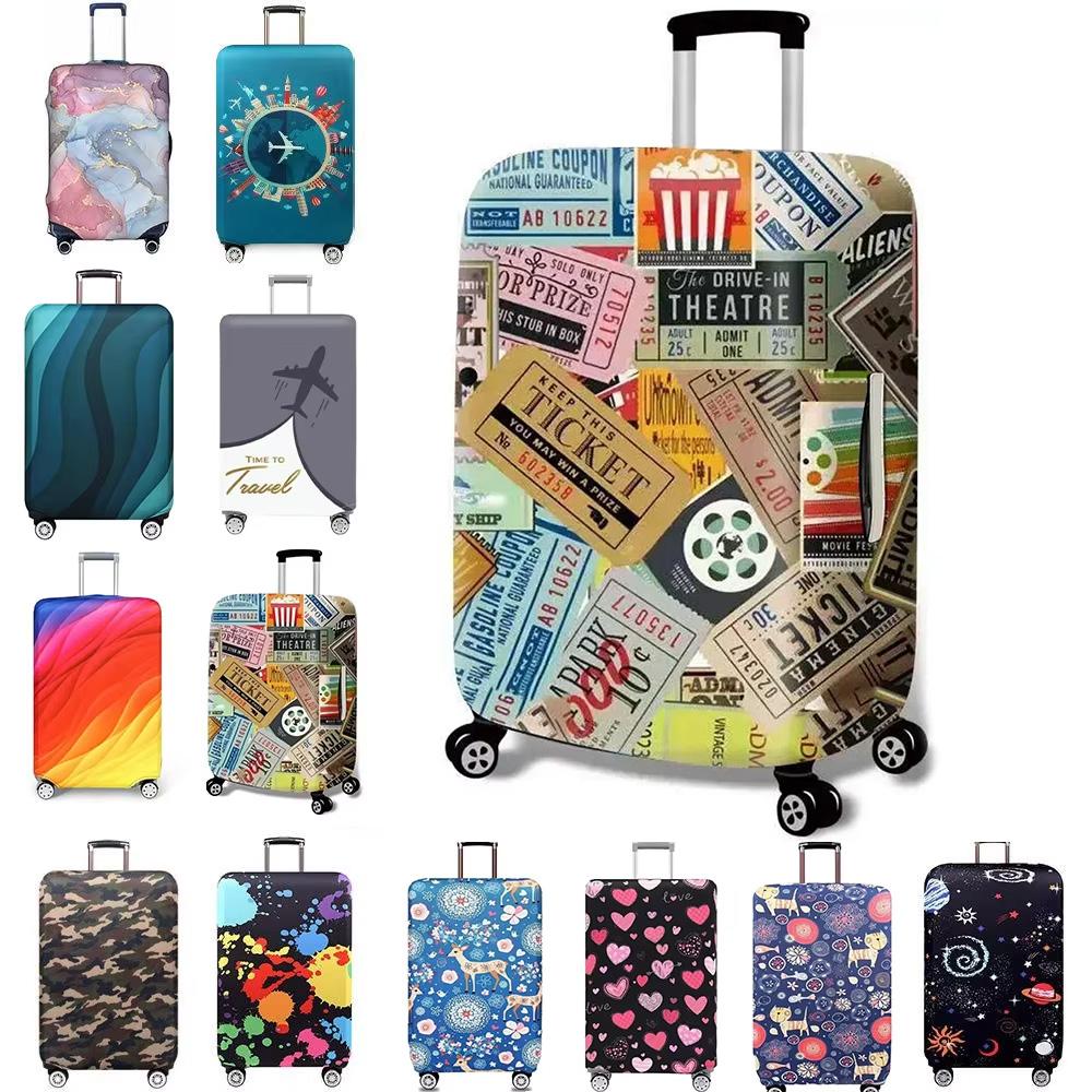 Luggage Cover Suitcase Cover Stretch Luggage Protector Baggage Dust Case Covers Suitable18-32Inch Suitcase Case Travel Organizer