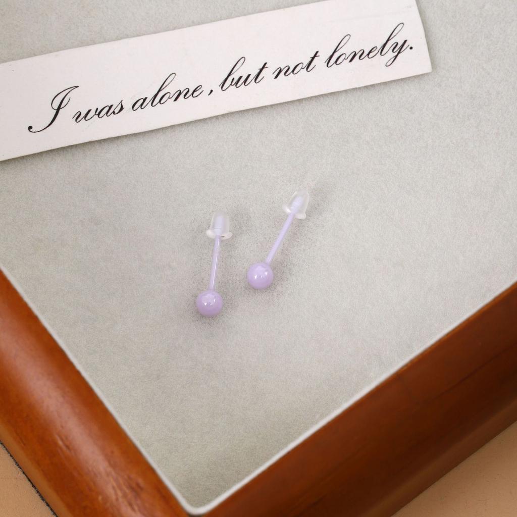 Creative Mini Simple Candy-Colored Bioceramic Earrings, Sweet And Cute, Free-To-Pick Ear Stud Earrings For Women