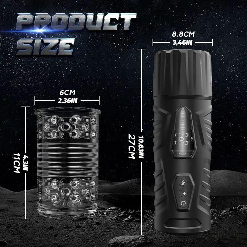 Automatic Male Masturbator Men's Sex Toy 7 Telescopic and Rotating Modes Penis Stimulation of Vulva and Vagina Blowing Penis Time-lapse Exercise