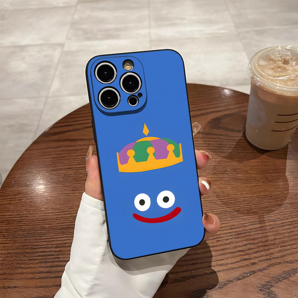 D-Dragon Quest Slime Phone Case For 17 Pro Max Iphone 14 Pro Max 12 16 15 13 Pro 11 Xr X Xs 8 7 Plus Back Cover
