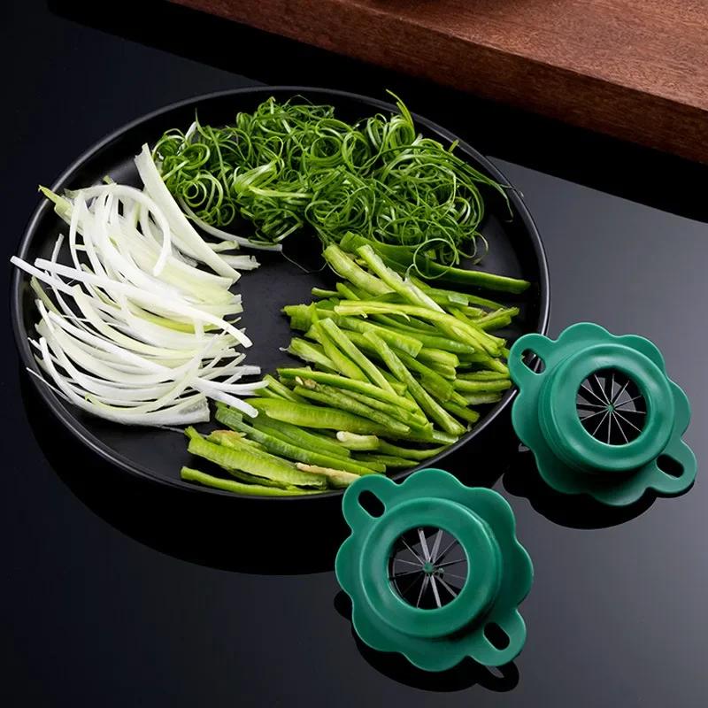 Shred Silk Knife Slicer Scallions Cutter Speedy Food Chopper Vegetable Grater Cuisine Outils Onion Shredder Kitchen Accessories