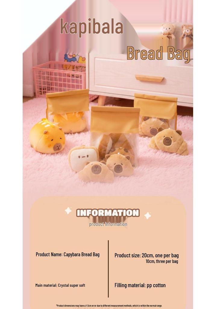 Bee Capybara Plush Toy - Cute Gift for Kids and Capybara Fans