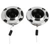2 Pcs Car Tweeter HIFI Sound Quality Sensitive Silver 150W Dome Tweeter for All Car Audio Systems