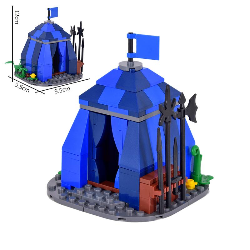

Medieval Camps Military Viking Tent Series Building Blocks Castle Knights Army Plant Weapon Accessories Bricks Toys Gifts