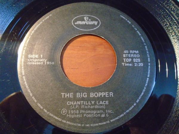 

7inch Record BIG BOPPER / LEROY VAN DYKE - Chantilly Lace / Walk On By TOP029 Mercury Canada Rock Used