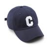 Korean version of fashion trendy retro big C letter embroidered cap outdoor women's sun protection visor men's casual baseball cap
