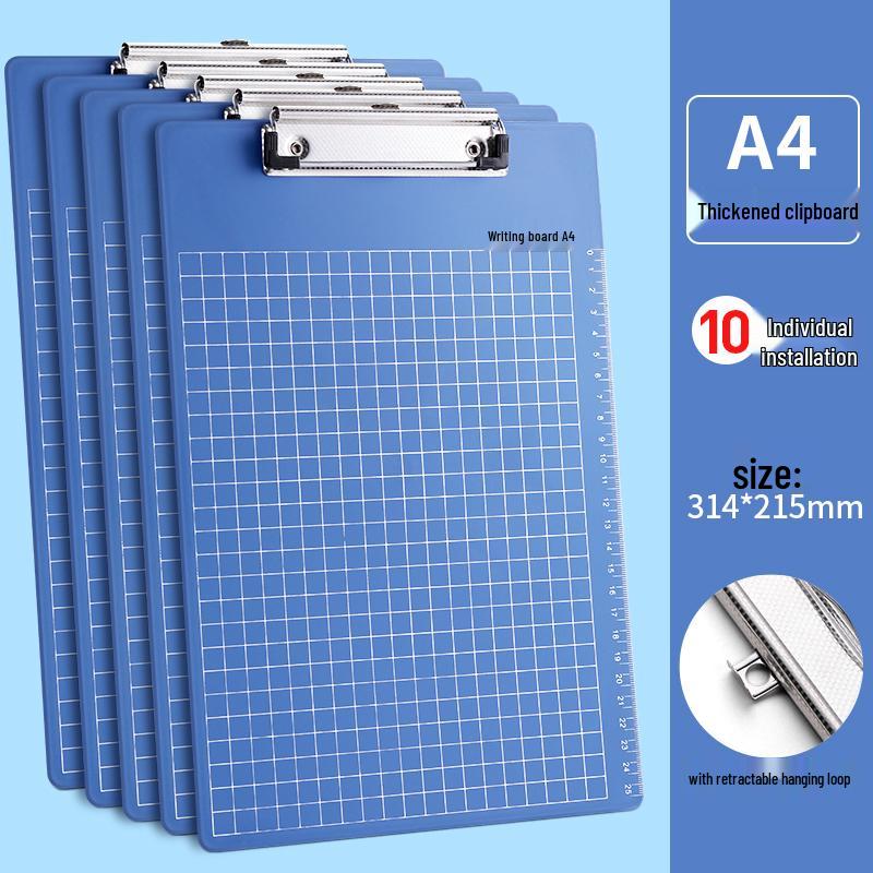 Aluminum Alloy Clipboard Folder A4/A5 Writing Board Office Stationery.