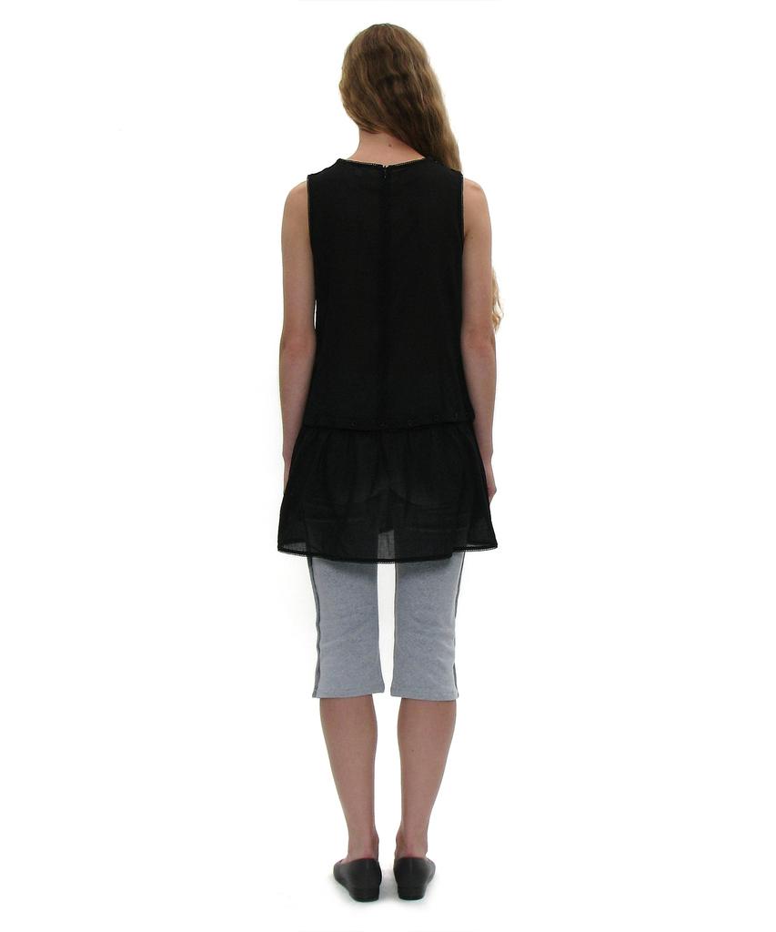 PARTIMENTO WOMEN 2 In 1 Transform Mini Dress_Black