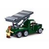 201PCS WW2 Katyusha Military BM-13 Rocket Artillery Building Blocks Bricks Education Toys for Children Kat