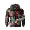 Men's Long-Sleeve Casual Flannel Hooded Sweatshirt