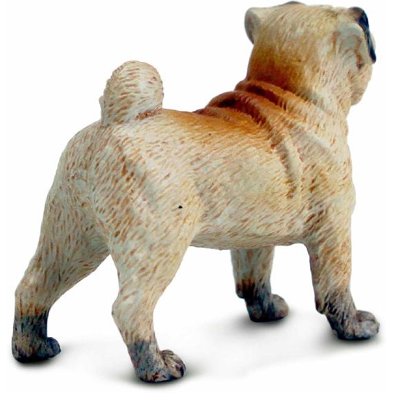 Safari Ltd. Pug Figurine - Realistic 2.75" Dog Figure - Educational Toy for Boys, Girls, and Kids Ages 3+