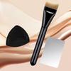 Ultra Thin Crescent Foundation Brush Face Contour Brush Color Palette Blending Foundation Cream Makeup Brushes Palette Kits