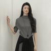Plara HigH Neck Slim H Line Pleated Dress Up To 88 Pk3mop020c