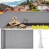4x1M Apartment Balcony Privacy Screen Durable Wind Fence for Outdoor Backyard Patio Deck Railing Cover