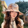 Sun-protective Sun Hat Big Brim Bucket Hat Trendy Fisherman's Hat  for Women