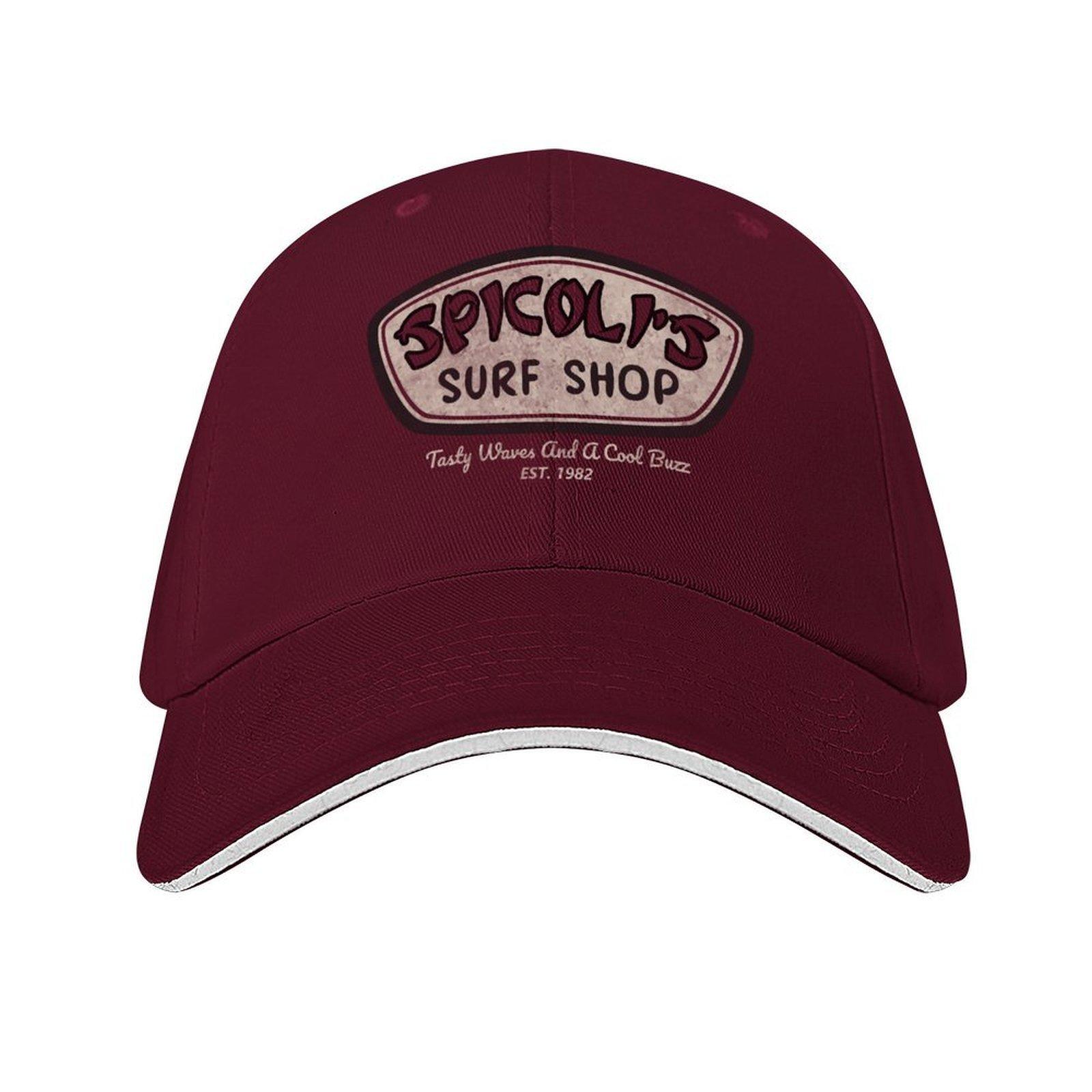 

Spicolis Surf Shop Baseball Cap Visor dad hat Snap Back Hat derby hat Women Caps Mens