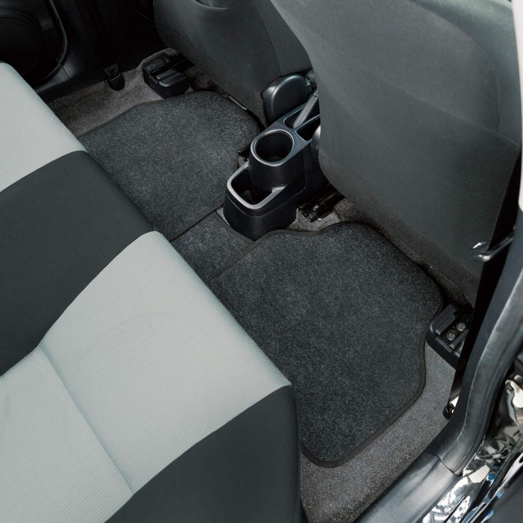 BONFORM Car Value Regular Set of 5 for 1 Heel Pad Stopper Black Mat, Mat, Car, Car, Anti-slip Treatment, Included, Compatible, Standard, 6450-09BK