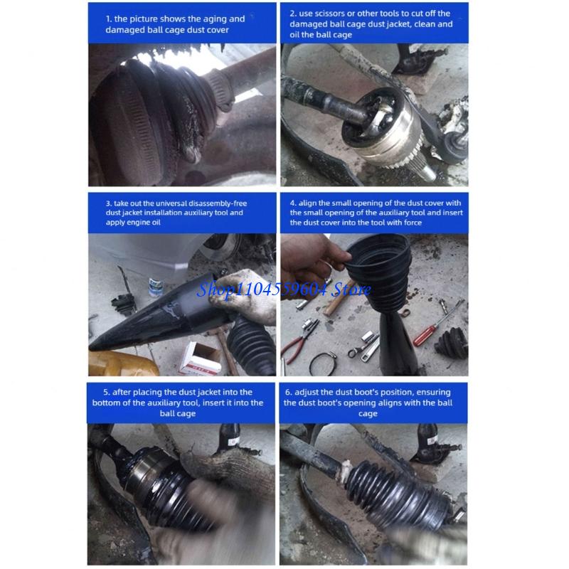 12QM CV Joint Dust Boot Silicone Universal Front Axles Constant Velocities Joint Boot