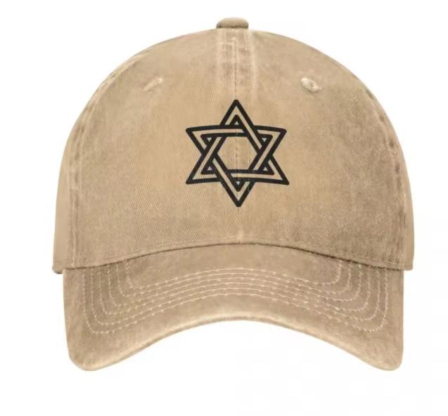 New printed baseball cap made old washed soft top cap outdoor leisure cap