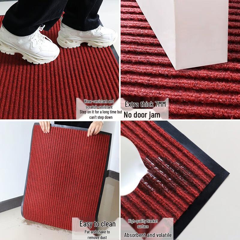 Bingyu BYyc-313 Double Stripe Disinfectable Entry Mat 60x90cm