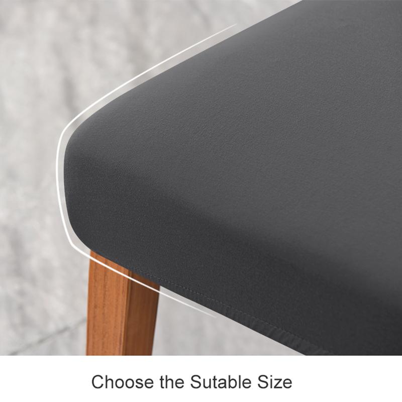 4 Größen S/M/L/XL Stuhlhussen, Stretch, einfarbig, Stuhlhussen für Esszimmer, Küche, Hochzeit, Büro, Hotel, Polyester-Spandex-Stoff