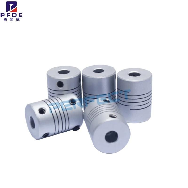 5PCS D19L25 Aluminium Flexible Coupling Encoder Engraving Machine CNC Stepper Motor Shaft Component Coupler 3/4/5/6/6.35/8/10mm 3 X 3