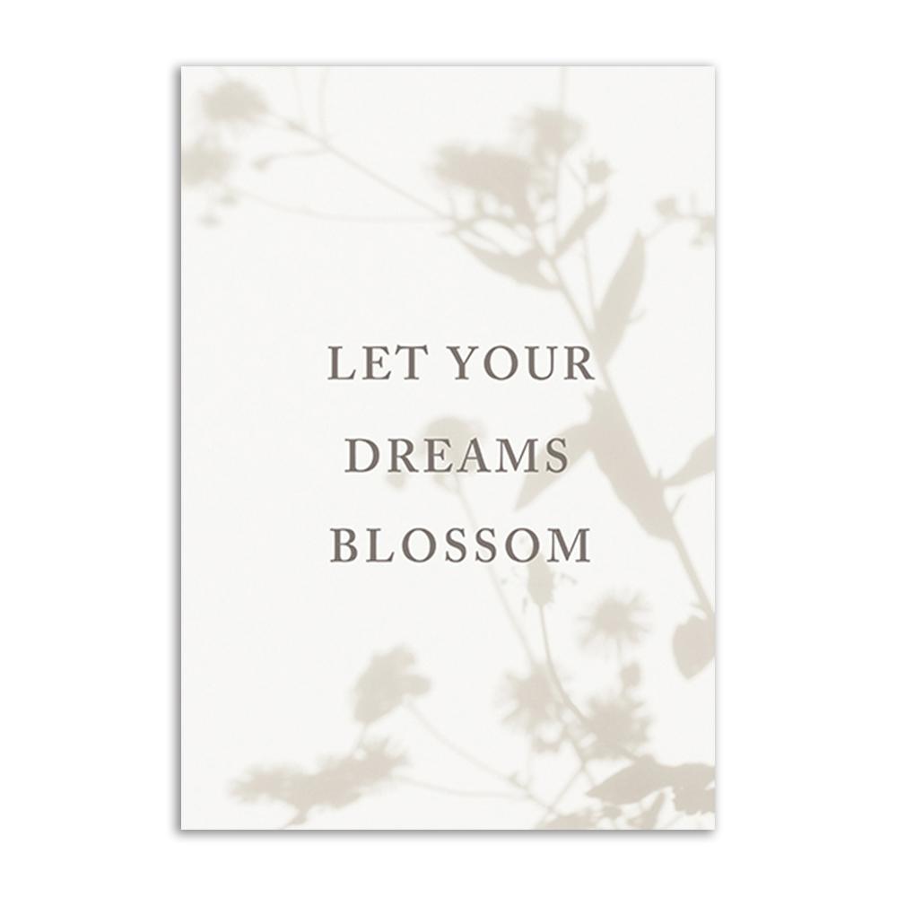 Nature Scenery Poster Canvas Painting Prints Reed Beach Pine Bird Magnolia Flower Nordic Wall Art Decoration Home Wall Art Decor