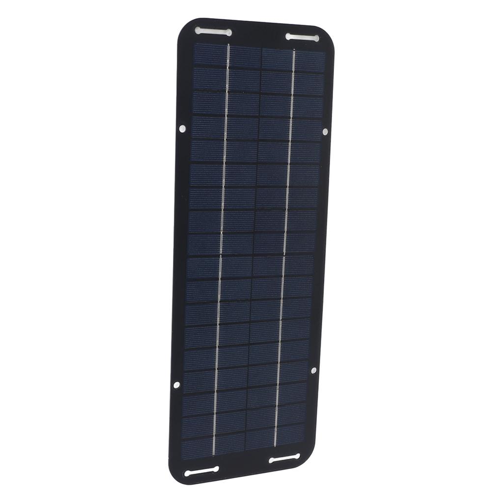 10W Solar Panel Kit High Efficiency Monocrystalline Lightweight Portable Solar Charger Panel with Cables for Camping