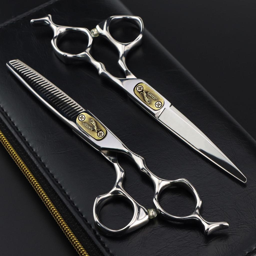 6.0 inch Leopard, Personality, Hair Scissors, Barber Scissors, Flat Scissors, Bangs Scissors