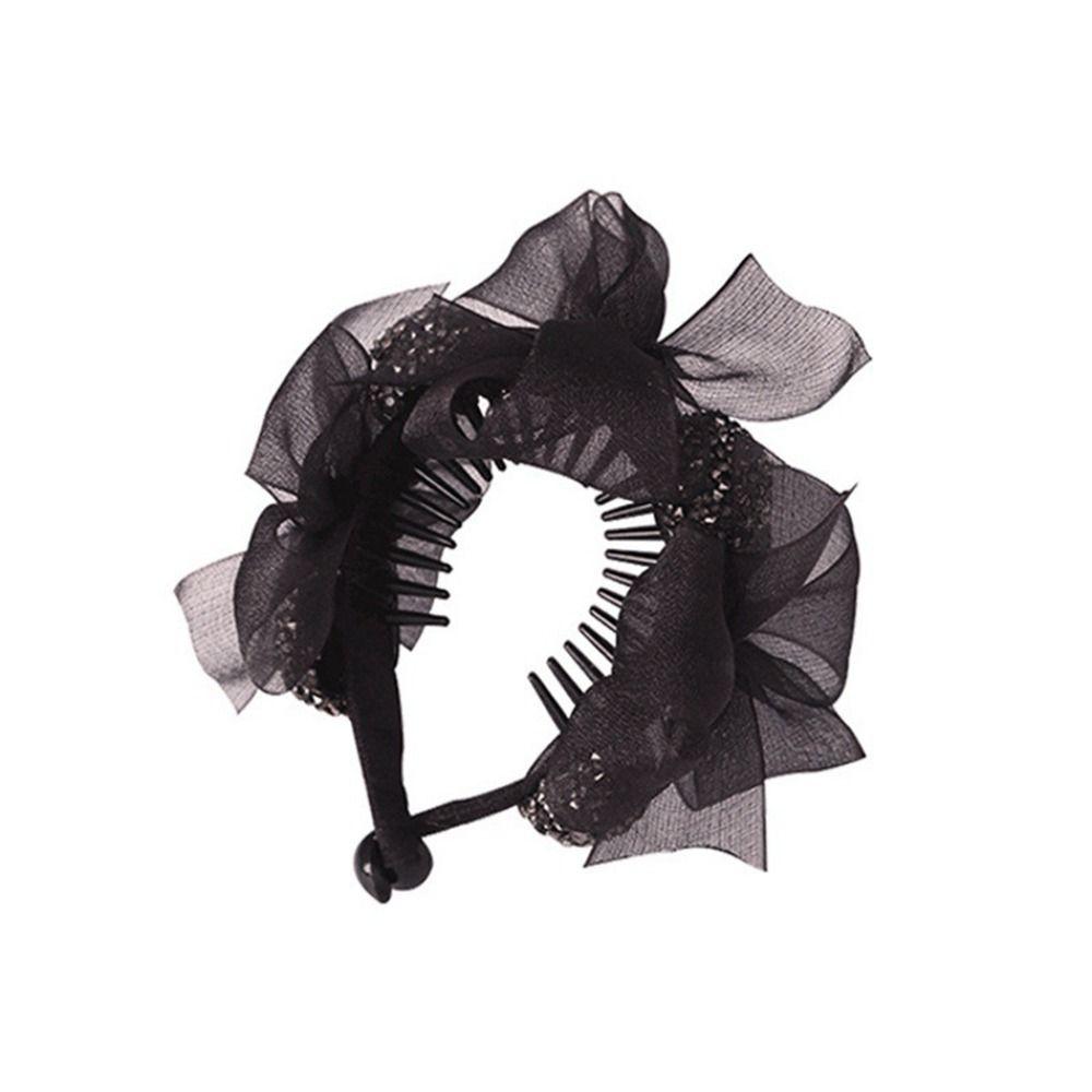 Claw Rhinestone Hair Tie Female Hair Accessories Bow Hair Clip Bownot Hairpin Korean Style Headwear