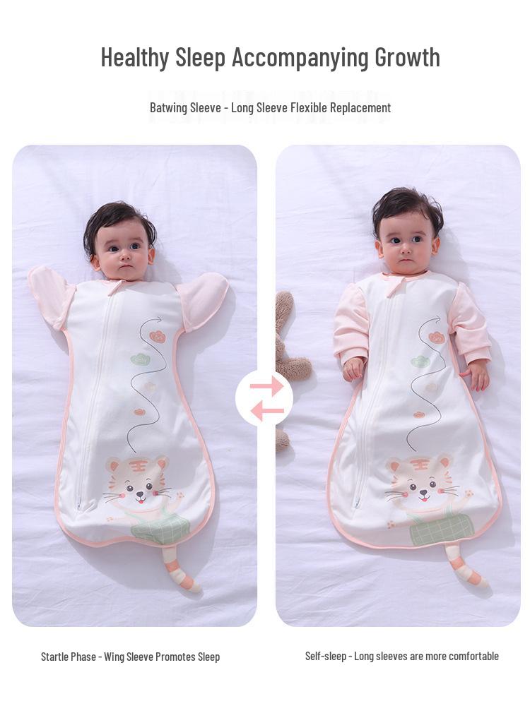 Grade A Pure Cotton Anti-Startle Swaddle Sack for Newborns by Anyang