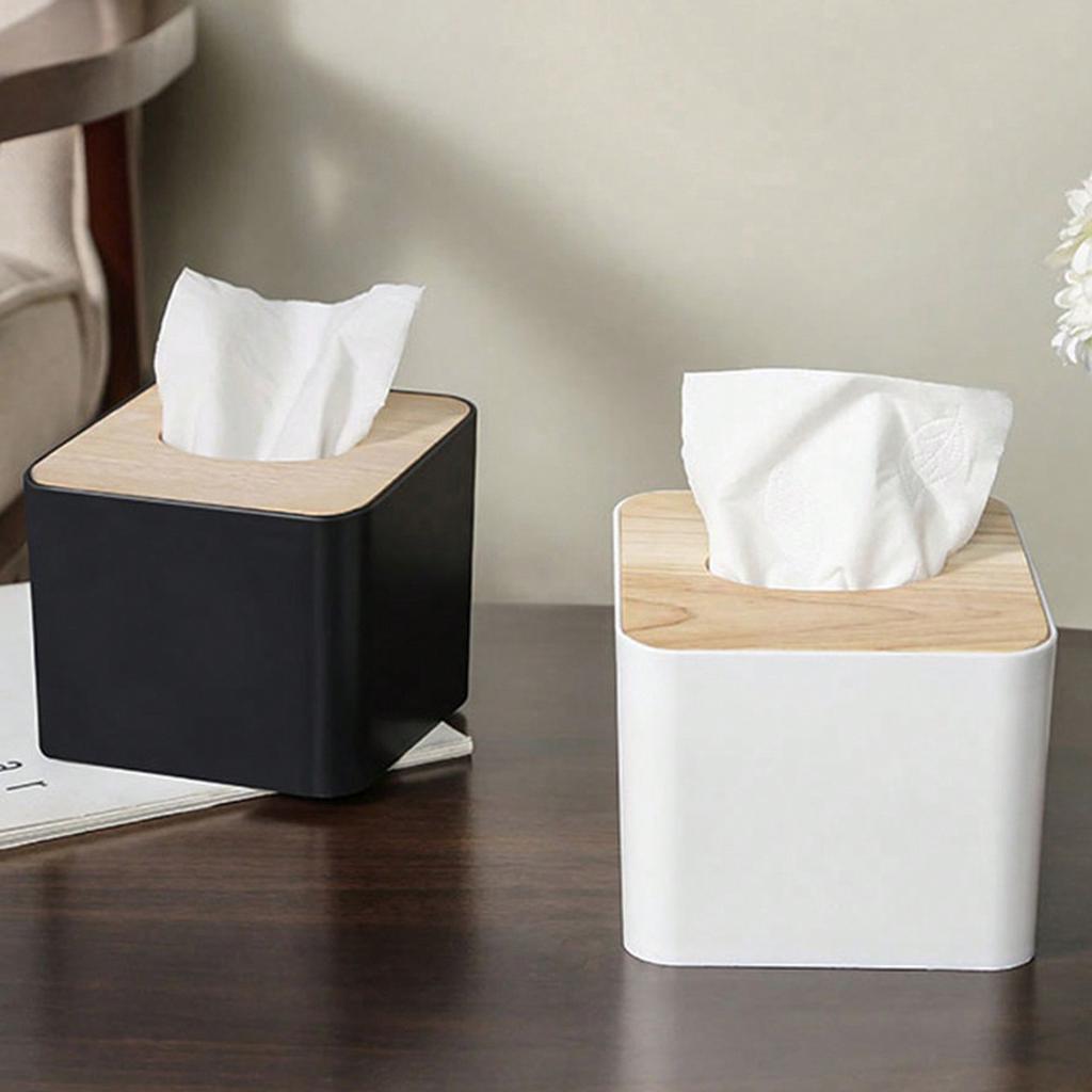 1/2 Covered Square European Tissue Boxes, Suitable for Tissue Boxes In Home Living Rooms, Offices, and Reading Places