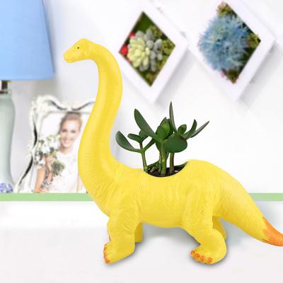 Cute Dinosaur      Bonsai Potting    Plant    Decoration Yellow
