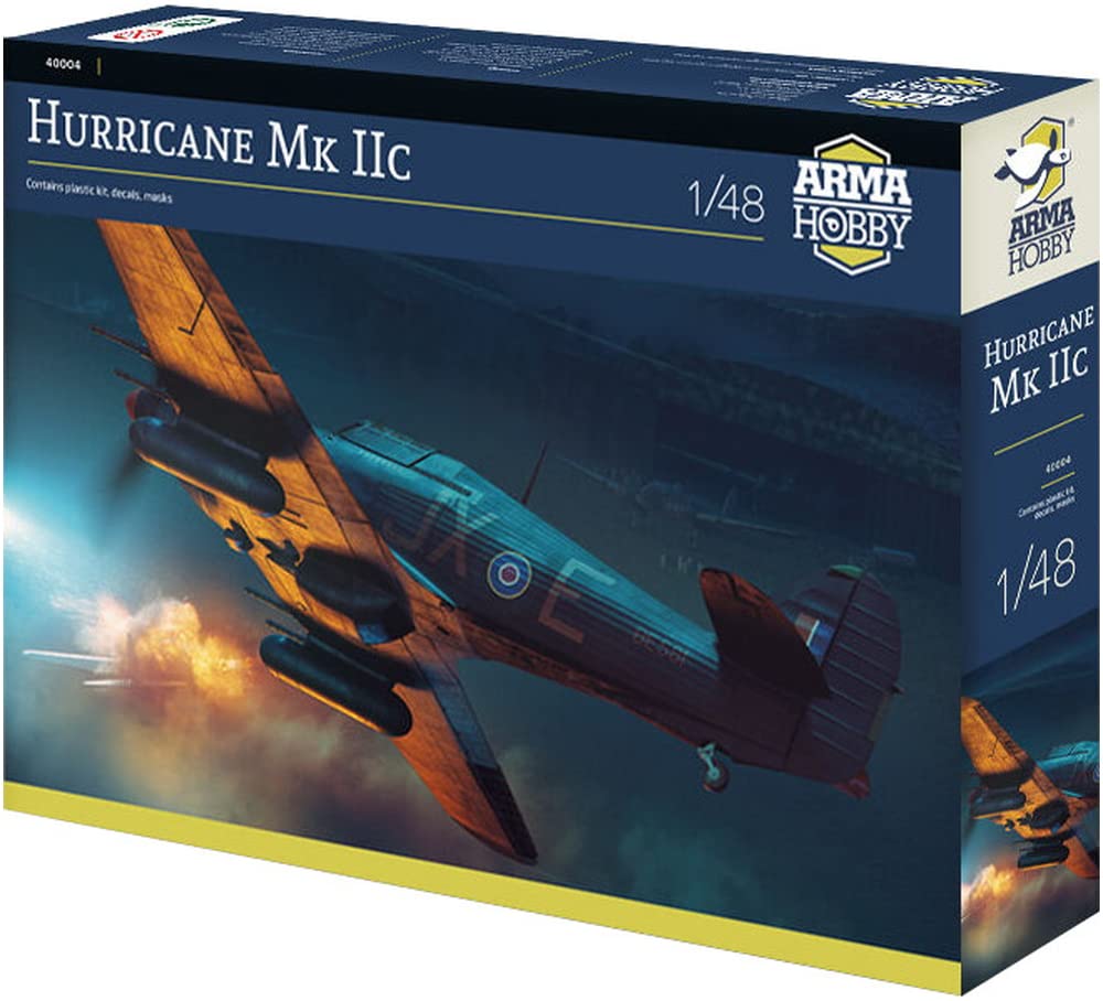

ArmaHobby Королевские ВВС Hawker Hurricane Пластиковая модель ADL40004 1/48 Mk.2c