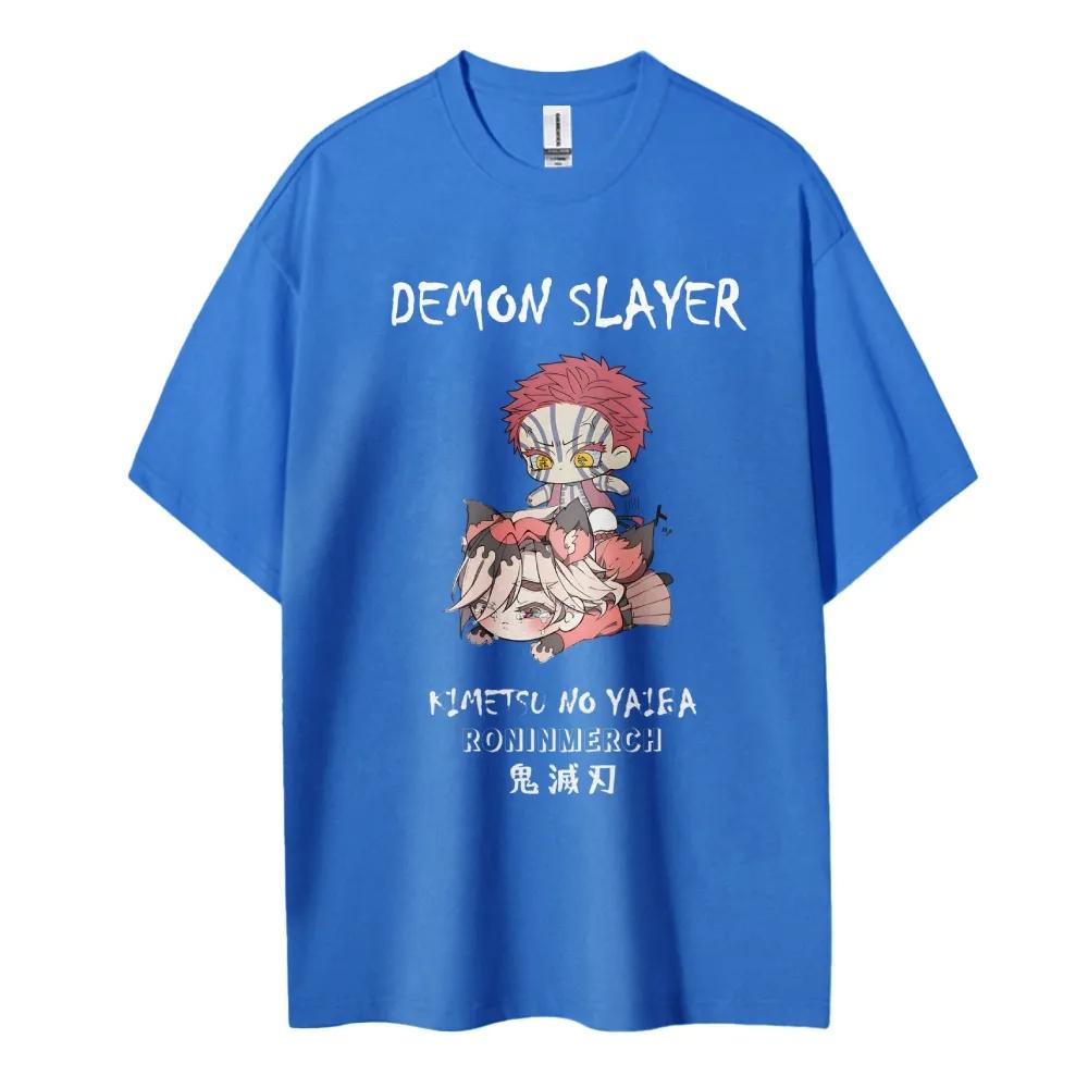 Dämonentöter Aufdruck Kurzarm Lässig Sommerkleidung Herren Bequeme Kleidung Herrenbekleidung Kurzarm Halbarm Oberteil