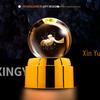 Creative Rotating Crystal Ball Night Light: Decorative Craft for Bedroom Atmosphere and Festive Gift.