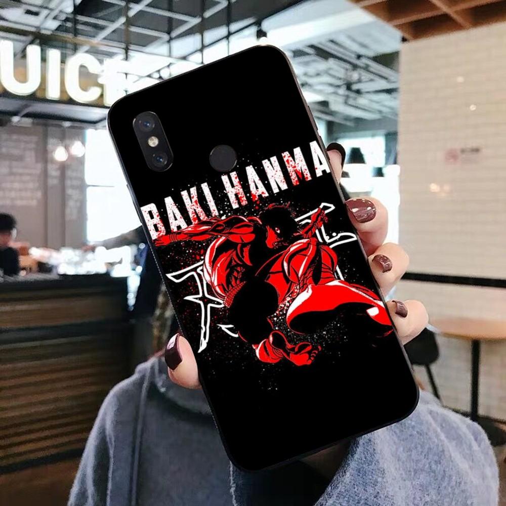 Anime B-Baki Phone Case For Xiaomi Mi 5X 8 9 10 11 12 Lite Pro 10T PocoX3pro PocoM3 Note 10 Pro Lite