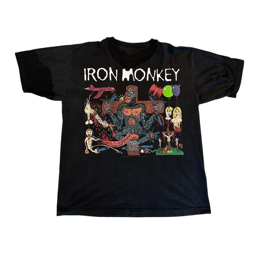 Rare Iron Monkey Band T-shirt Tee unisex Full Size S to 5XL  SN198  Unisex T-Shirt XXL
