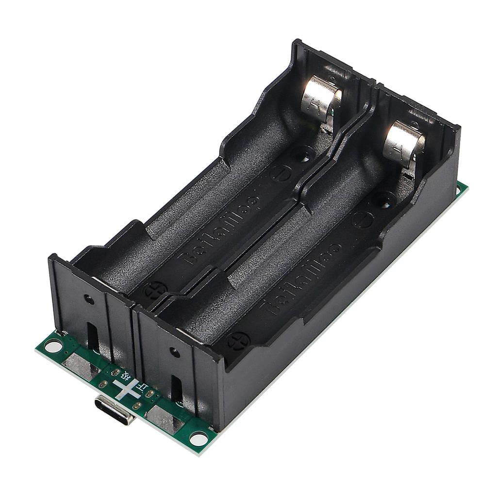 Type-C 15W 3A Fast Charge UPS Power Supply / 18650 Lithium Battery Charger Module DC-DC Step Up Booster Converter 5V 9V 12V