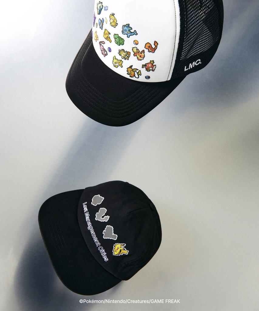LMC Pokémon Pixel Art Multi Trucker Cap Black