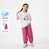 Xiaoyinman Girls' Balloon Dog Print Casual Two-Piece Set