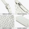Retro handmade sheepskin woven bag women's bag winter high-end trend leather women's bag Guangzhou luggage