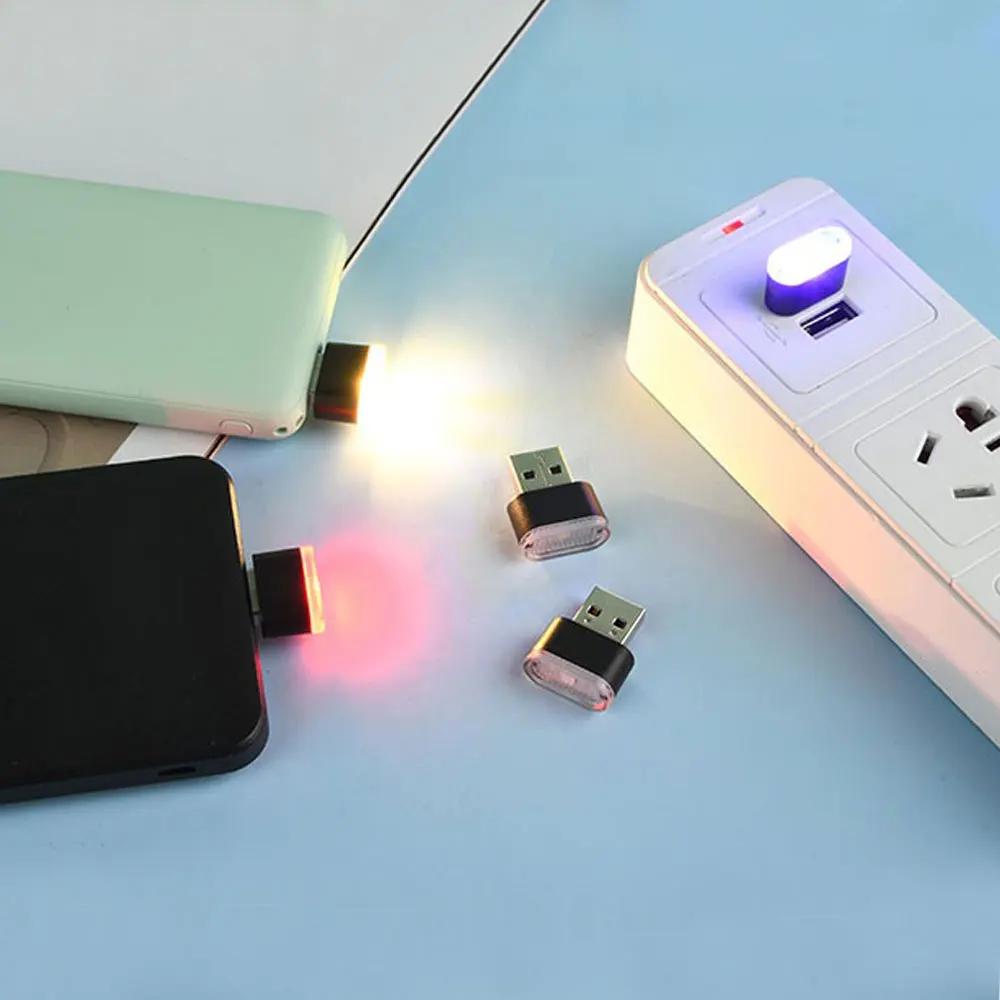 Mini USB LED Car Light Auto Interior Atmosphere Light Emergency Lighting Light PC Auto Colorful Decorative Lamp Car Accessories